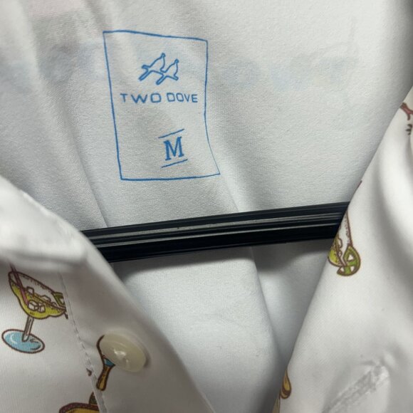 Two Dove Men's Outdoors Collared Polo Shirt Size Medium - Picture 2 of 7